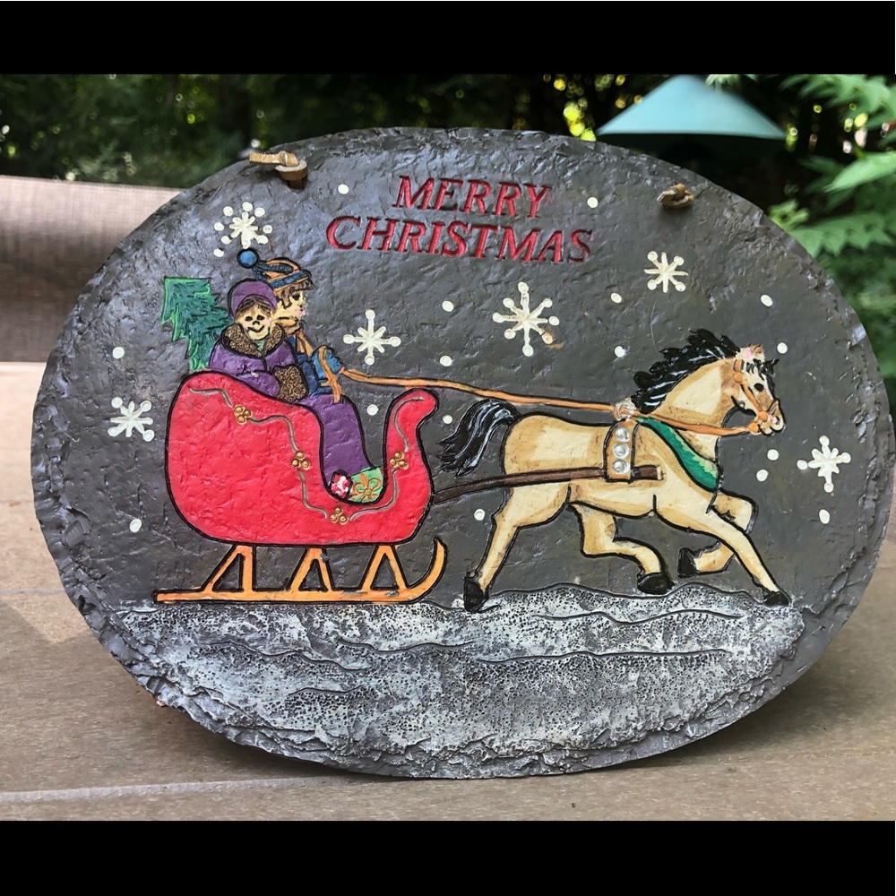 Merry Christmas “slate” sign